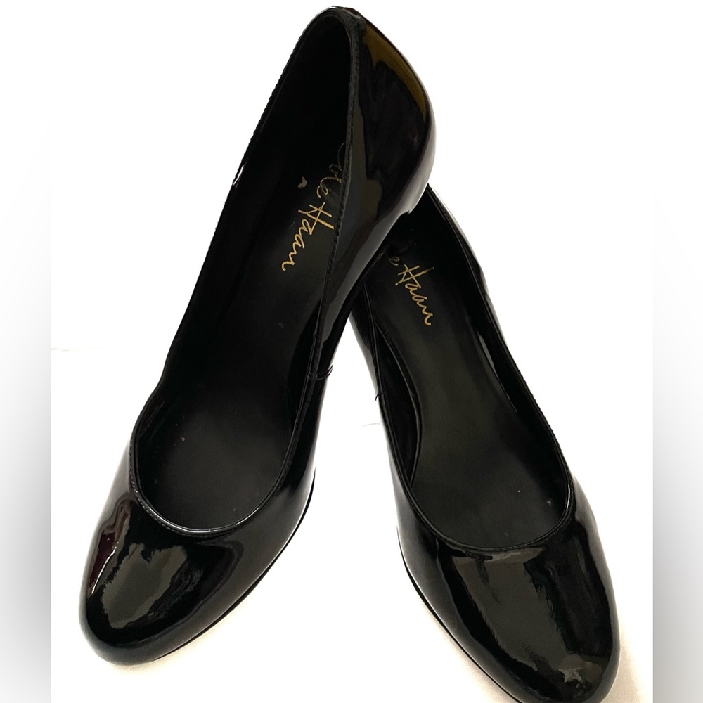 Cole Haan Patent Leather Heels Women’s Size 5.5 Black - Picture 5 of 9